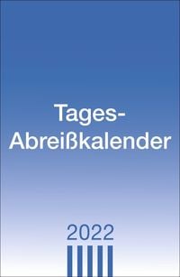 Produktbild: Tagesabrei&szlig;kalender gro&szlig; Kalender 2022