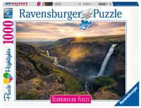 Bild vom Artikel Puzzle Ravensburger Haifoss auf Island Scandinavian Places 1000 Teile vom Autor 