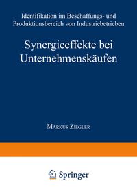 Produktbild: Synergieeffekte bei Unternehmensk&auml;ufen