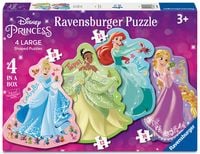 Produktbild: Ravensburger Kinderpuzzle 03082 - Liebe das Leben! - 4 konturgeformte Puzzles mit 10, 12, 14 und 16 gro&szlig;en, stabilen Puzzleteilen, f&uuml;r kleine Disney-Fans ab 3 Jahren