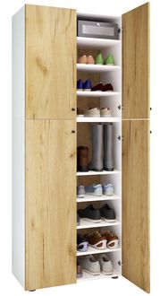 Produktbild: XXL Holz Gro&szlig;er Schuhschrank Schuhkommode Lona 9