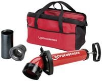 Produktbild: Rothenberger 1000001762 Rohrreinigungsger&auml;t ROPUMP SUPER PLUS Set m. Adapter breit