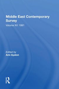 Produktbild: Middle East Contemporary Survey, Volume Xv: 1991