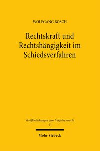 Produktbild: Rechtskraft und Rechtsh&auml;ngigkeit im Schiedsverfahren