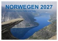 Produktbild: Norwegen 2027 - Im Land der Fjorde, Fjelle und Trolle (Tischkalender 2027 DIN A5 quer), CALVENDO Monatskalender