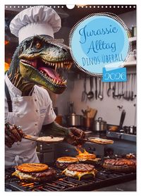 Produktbild: Jurassic Alltag - Dinos &uuml;berall (Wandkalender 2026 DIN A3 hoch), CALVENDO Monatskalender