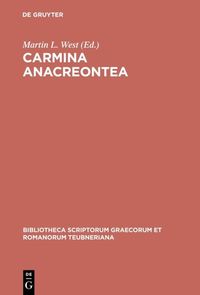 Produktbild: Carmina Anacreontea