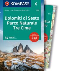Produktbild: KOMPASS guida escursionistica Dolomiti di Sesto, Parco Naturale Tre Cime, 50 itinerari