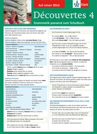 Produktbild: D&eacute;couvertes 4 - Auf einen Blick Grammatik