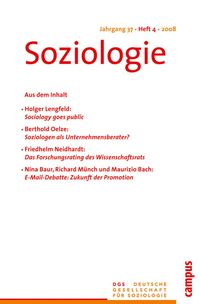 Produktbild: Soziologie 4.2008