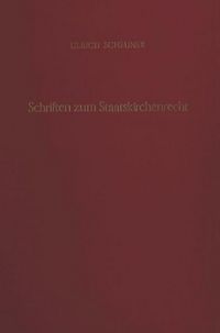 Produktbild: Schriften zum Staatskirchenrecht.