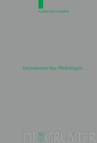 Produktbild: Deissmann the Philologist
