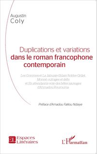 Produktbild: Duplications et variations dans le roman francophone contemporain