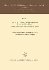 Produktbild: Synthesen und Reaktionen von Epoxy- und Episulfido-Verbindungen
