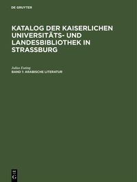 Produktbild: Arabische Literatur