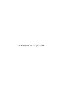 Produktbild: Garcon de la piscine Le