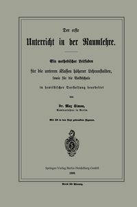 Produktbild: Der erste Unterricht in der Raumlehre