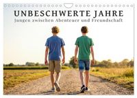 Produktbild: Unbeschwerte Jahre - Jungen zwischen Abenteuer und Freundschaft (Wandkalender 2027 DIN A4 quer), CALVENDO Monatskalender