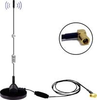 Produktbild: Albrecht MAG31 DAB+ Magnetfu&szlig;antenne mit Verst&auml;rker Antennenkabel-L&auml;nge: 3m