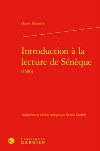 Produktbild: Introduction a la Lecture de Seneque (1586)