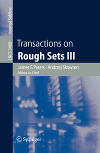 Produktbild: Transactions on Rough Sets III