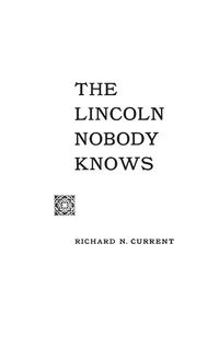 Produktbild: The Lincoln Nobody Knows