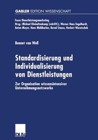 Produktbild: Standardisierung und Individualisierung von Dienstleistungen