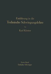 Produktbild: Einf&uuml;hrung in die Technische Schwingungslehre
