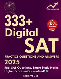 Produktbild: 333+ Digital SAT Practice Questions and Answers 2025