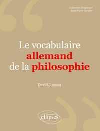 Produktbild: Vocabulaire allemand de la philosophie