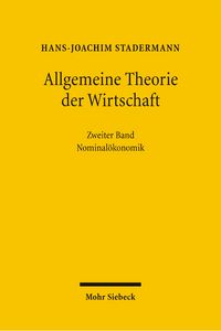 Produktbild: Allgemeine Theorie der Wirtschaft