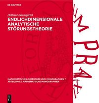 Produktbild: Endlichdimensionale analytische St&ouml;rungstheorie