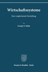 Produktbild: Wirtschaftssysteme.