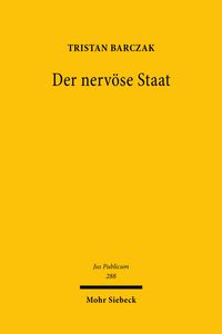 Produktbild: Barczak, T: Der nerv&ouml;se Staat