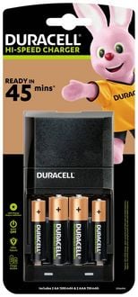 Produktbild: Duracell Advanced Charger CEF27 Rundzellen-Ladeger&auml;t NiMH Micro (AAA), Mignon (AA)
