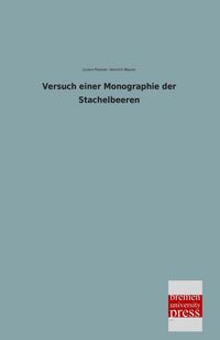 Produktbild: Versuch einer Monographie der Stachelbeeren
