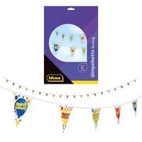 Produktbild: Idena Girlande Happy Birthday dreieckig mehrfarbig 10m 20 Wimpel