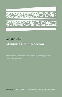 Produktbild: Memoria e reminiscenza. Testo greco a fronte