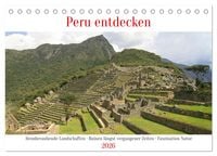 Produktbild: Peru entdecken (Tischkalender 2026 DIN A5 quer), CALVENDO Monatskalender