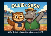 Produktbild: Ollie & Sash - Sportliche Abenteuer 2026 Fotokalender DIN A5