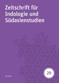 Produktbild: Zeitschrift f&uuml;r Indologie und S&uuml;dasienstudien, Band 29 (2012)