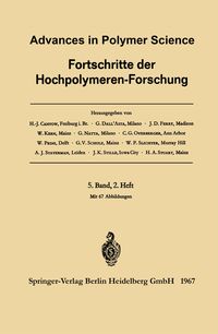 Produktbild: Advances in Polymer Science / Fortschritte der Hochpolymeren-Forschung