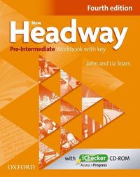 Produktbild: New Headway Pre-intermediate Workbook with Key and iChecker