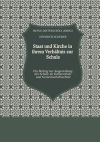 Produktbild: Staat und Kirche in ihrem Verh&auml;ltnis zur Schule