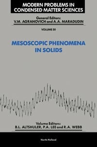 Produktbild: Mesoscopic Phenomena in Solids