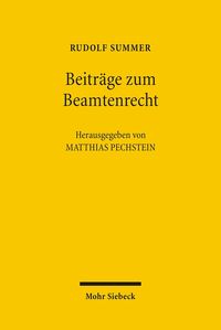 Produktbild: Beitr&auml;ge zum Beamtenrecht