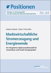 Produktbild: Marktwirtschaftliche Stromerzeugung und Energiewende