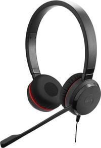Produktbild: Jabra Evolve 20 On Ear Headset kabelgebunden Stereo Schwarz Noise Cancelling, Mikrofon-Rauschunterdr&uuml;ckung Headset, Mono Telefon