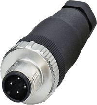 Produktbild: Phoenix Contact 1513334 Sensor-/Aktor-Steckverbinder, unkonfektioniert M12 Stecker, gerade Polzahl Sensoren: 8 1 St.