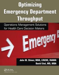 Produktbild: Shiver, J: Optimizing Emergency Department Throughput
